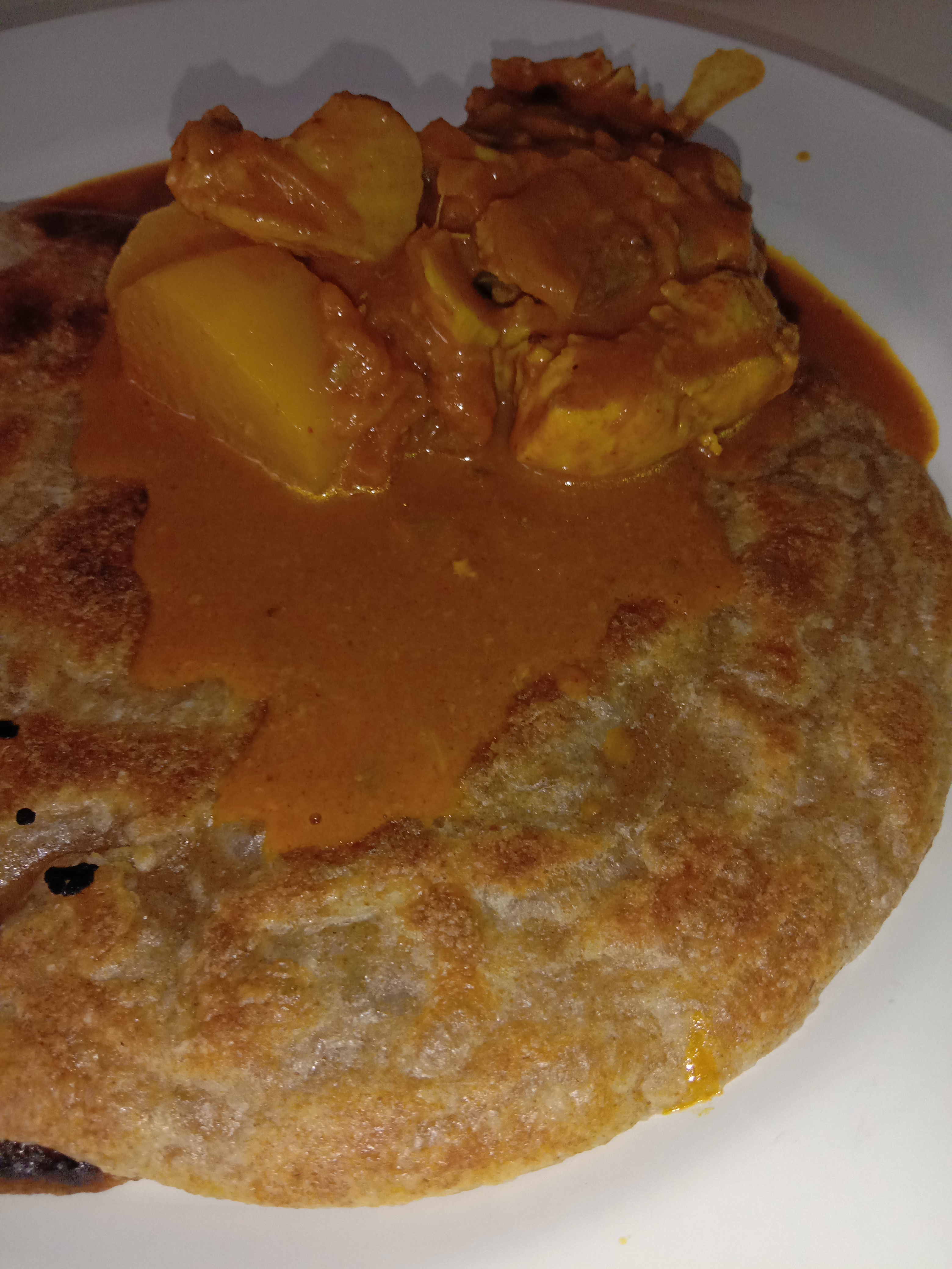 My Gravy Chicken Curry with Capati 🌼 – Dzhafiera